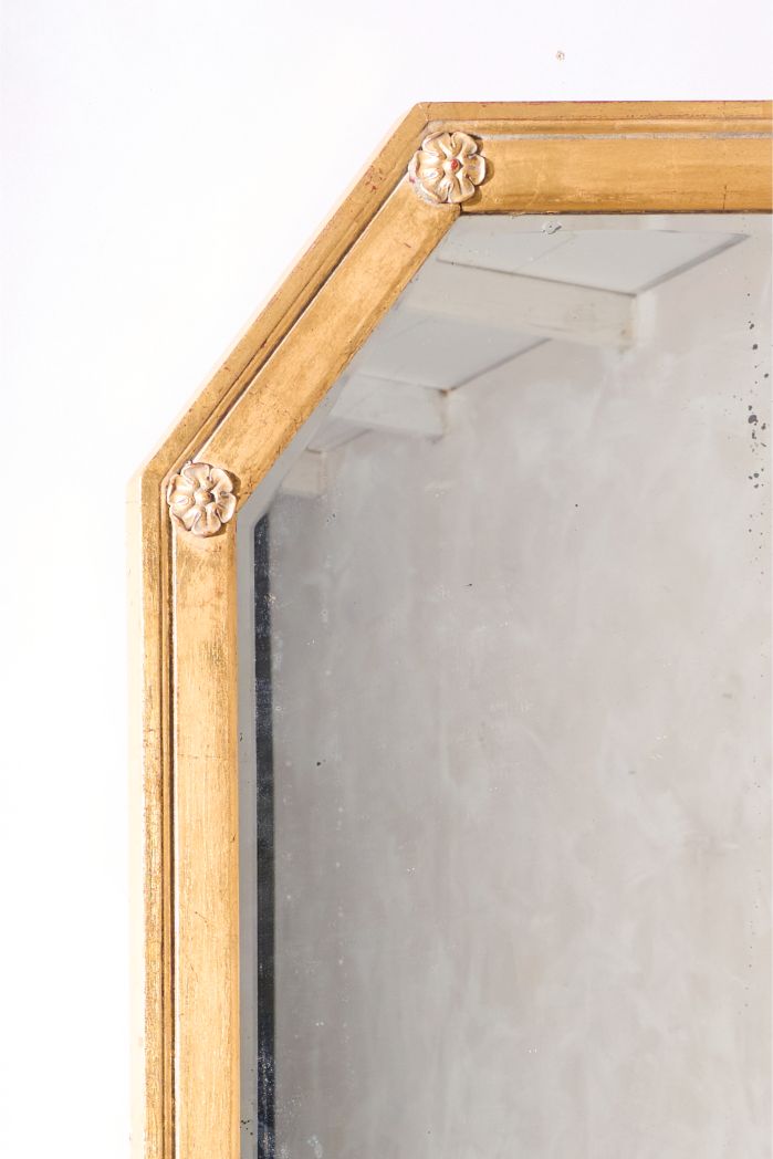 Early 20th century Large unusual shaped Gilt mirror