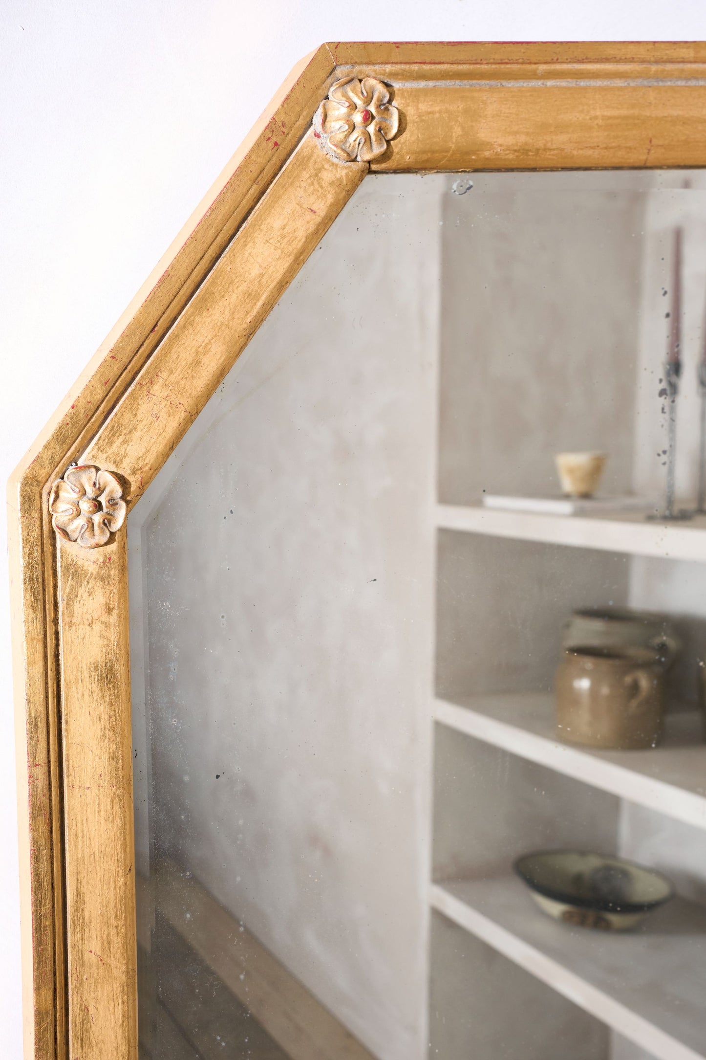 Early 20th century Large unusual shaped Gilt mirror