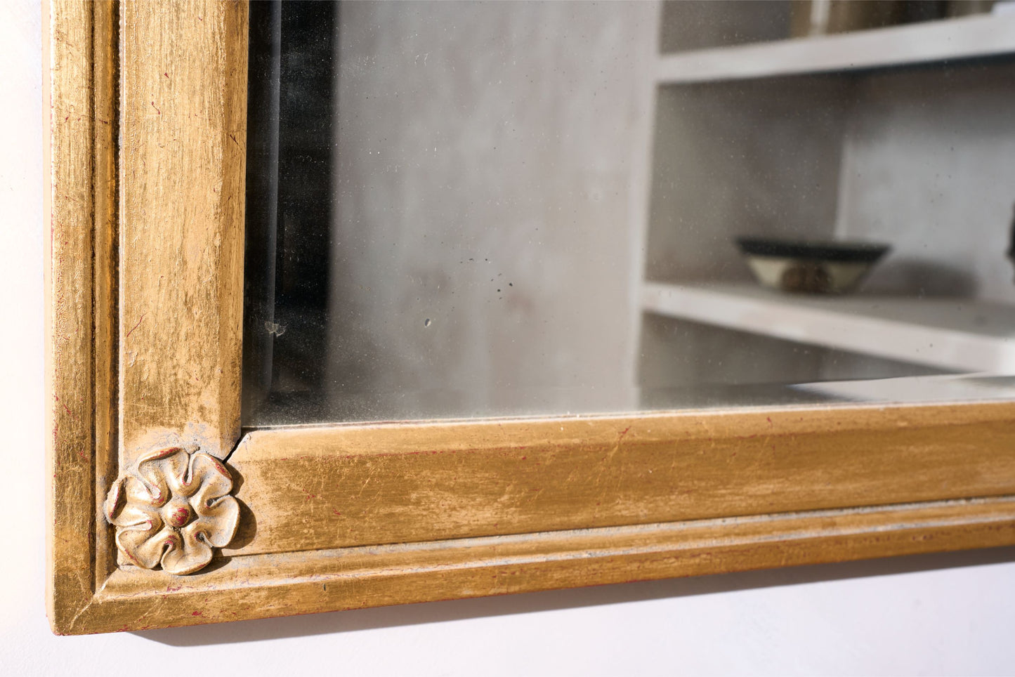 Early 20th century Large unusual shaped Gilt mirror