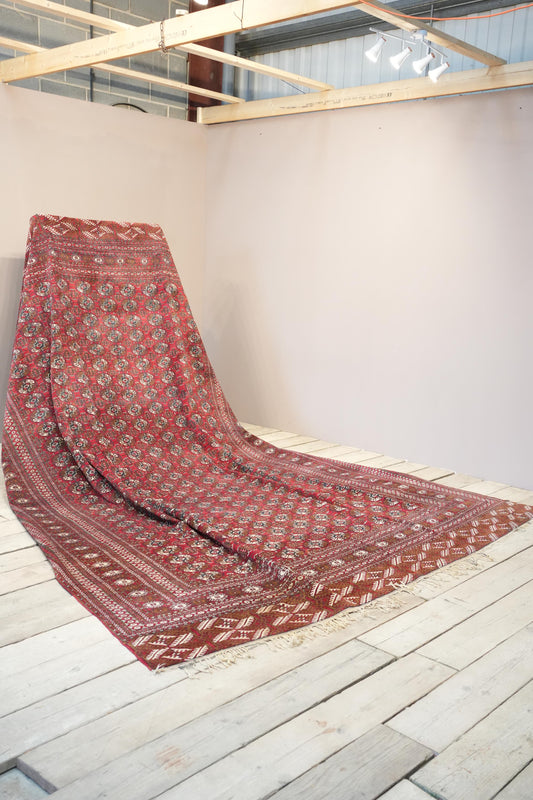 Huge early 20th century Bokhara carpet