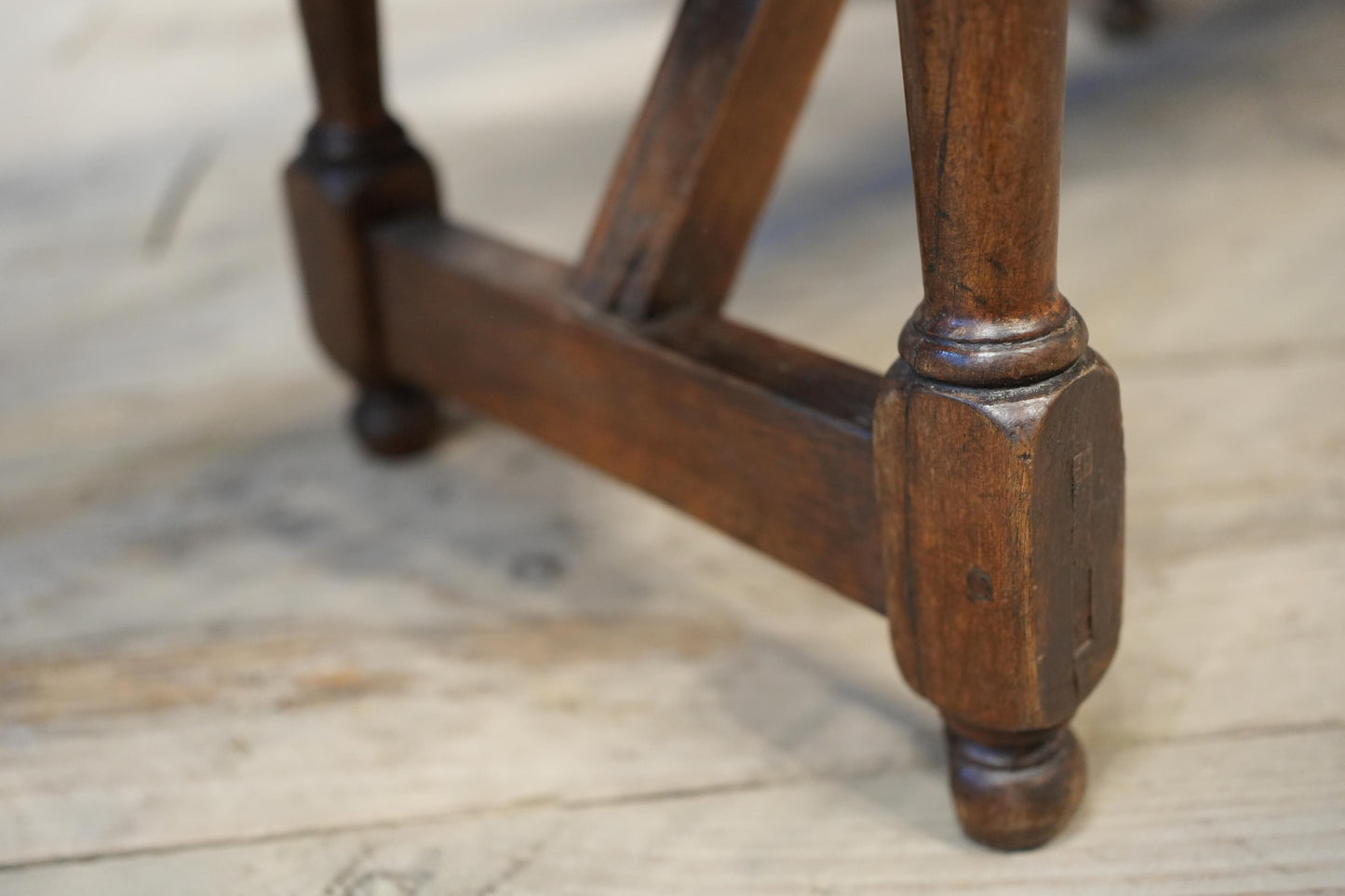 Pair of early 20th century 3m long Oak benches