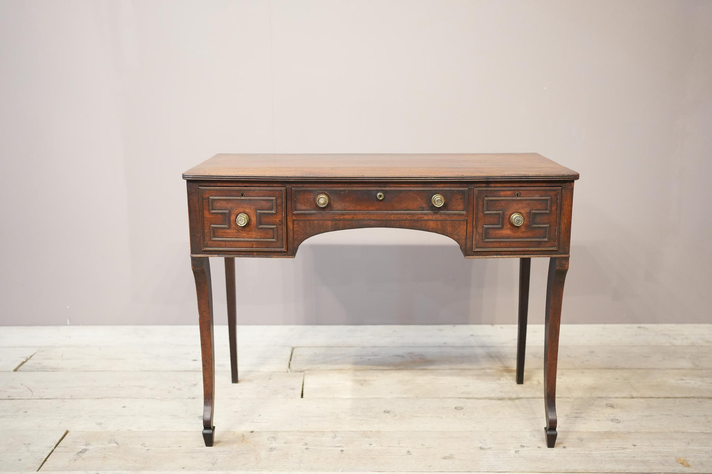 Georgian mahogany writing table