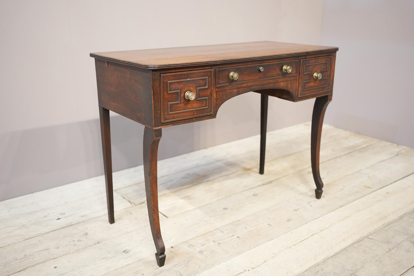 Georgian mahogany writing table