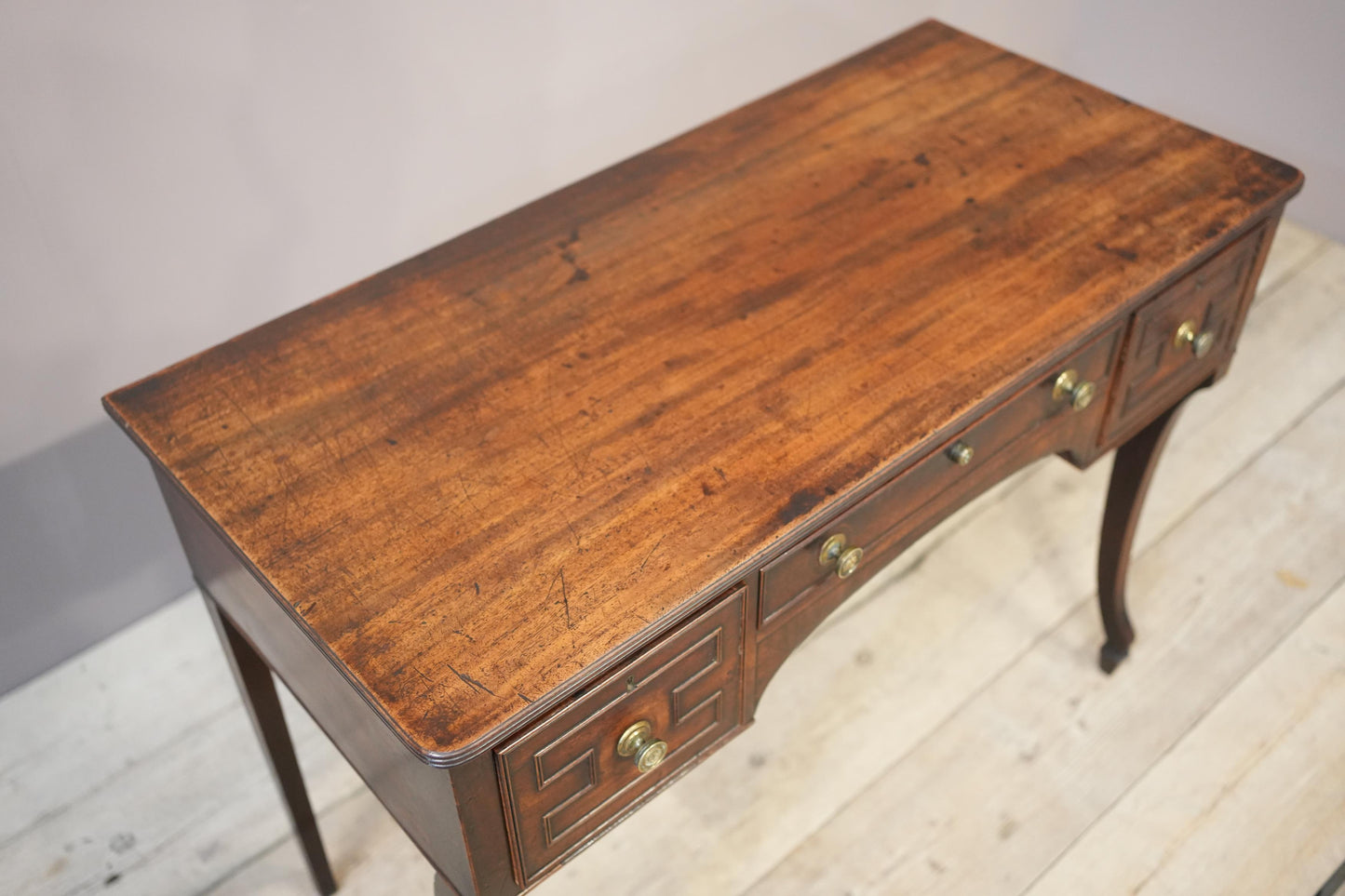 Georgian mahogany writing table