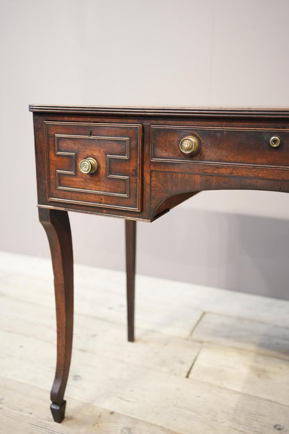 Georgian mahogany writing table