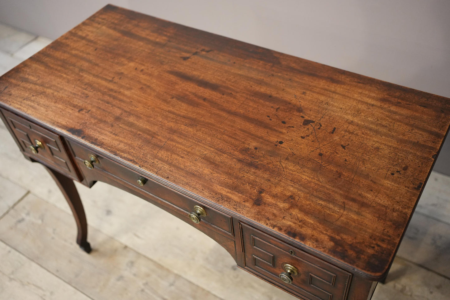 Georgian mahogany writing table