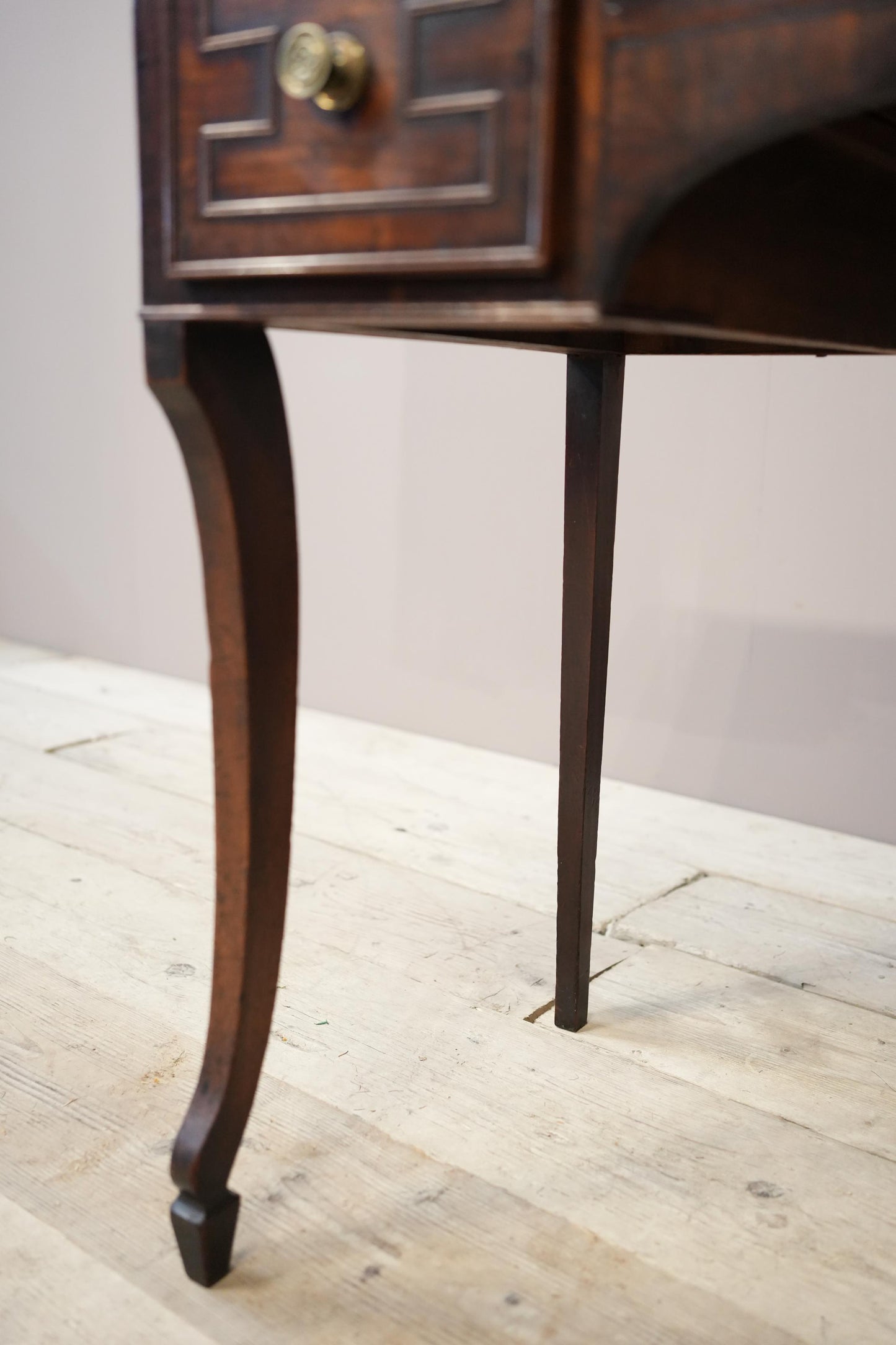 Georgian mahogany writing table