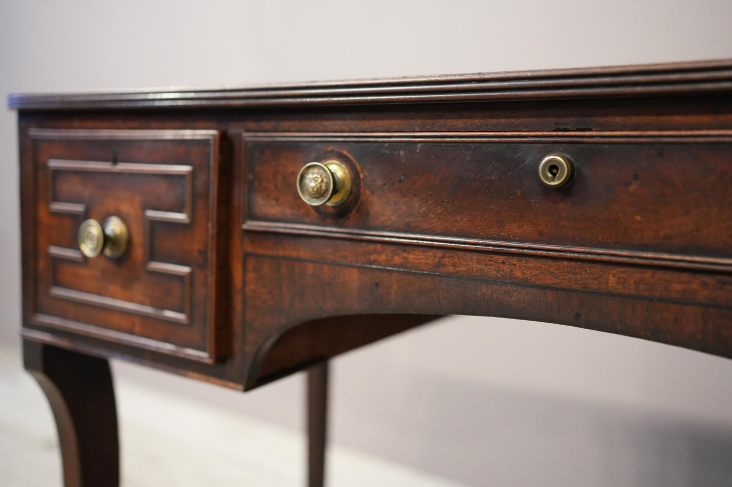 Georgian mahogany writing table