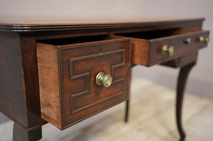 Georgian mahogany writing table