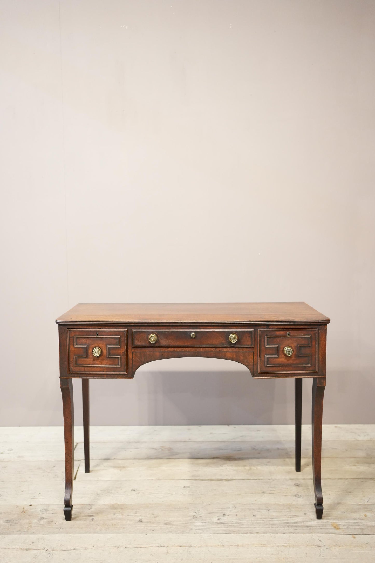 Georgian mahogany writing table