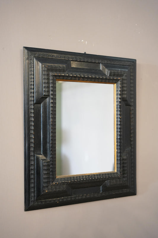 19th century Italian ebonised mirror No