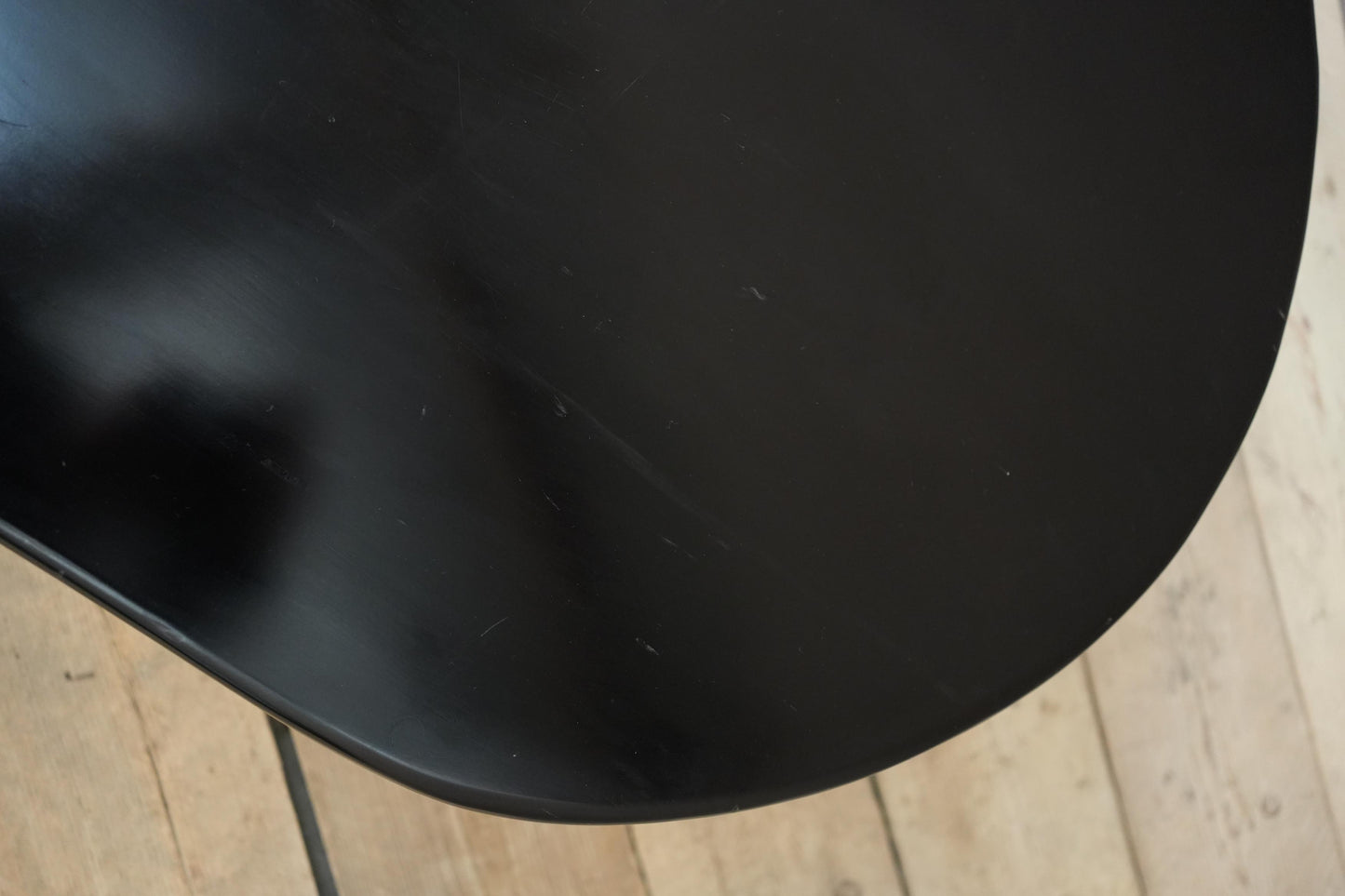 20th century Black lacquer architect design coffee table