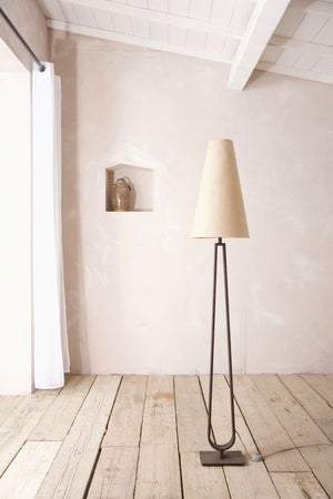 20th century French brutalist floor lamp