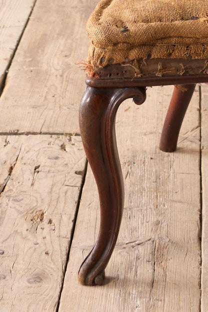 19th century solid mahogany desk chair