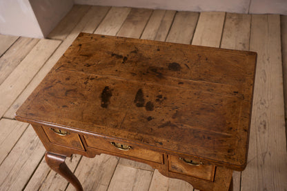 Early 18th century Georgian walnut low boy