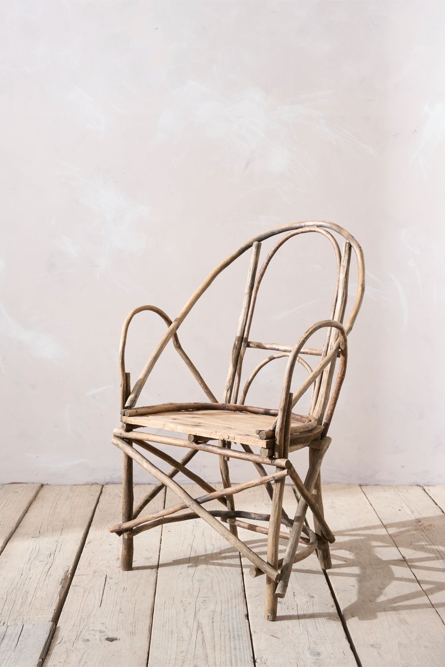 19th Century Adirondack folk art Stick chair