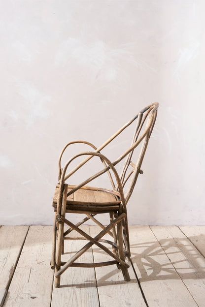 19th Century Adirondack folk art Stick chair