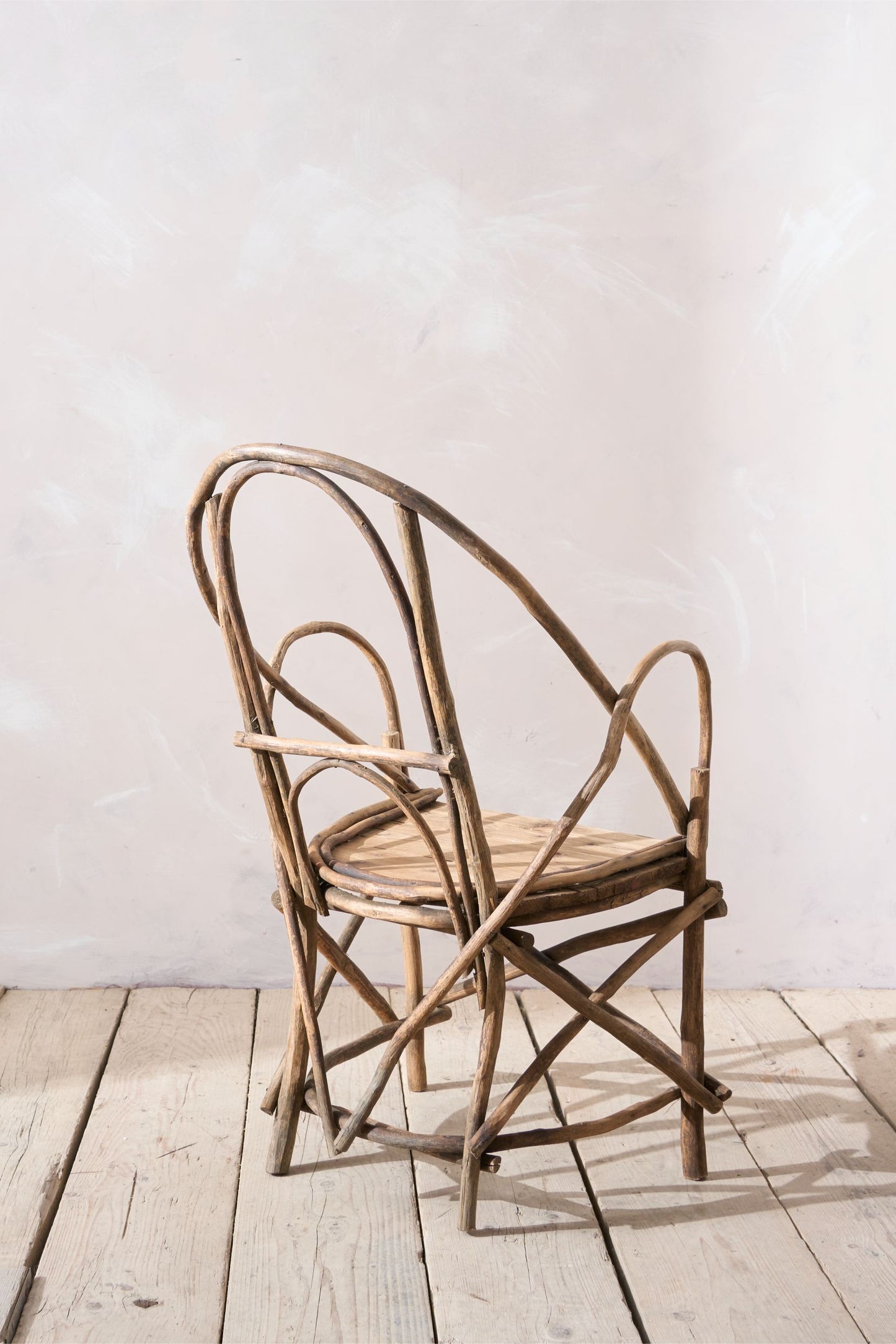 19th Century Adirondack folk art Stick chair