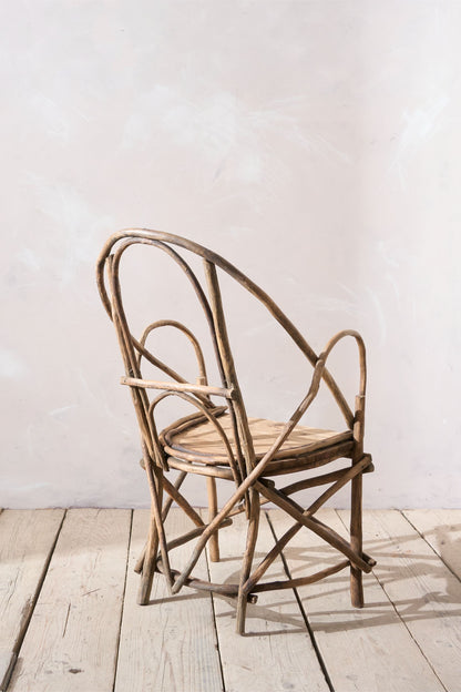 19th Century Adirondack folk art Stick chair