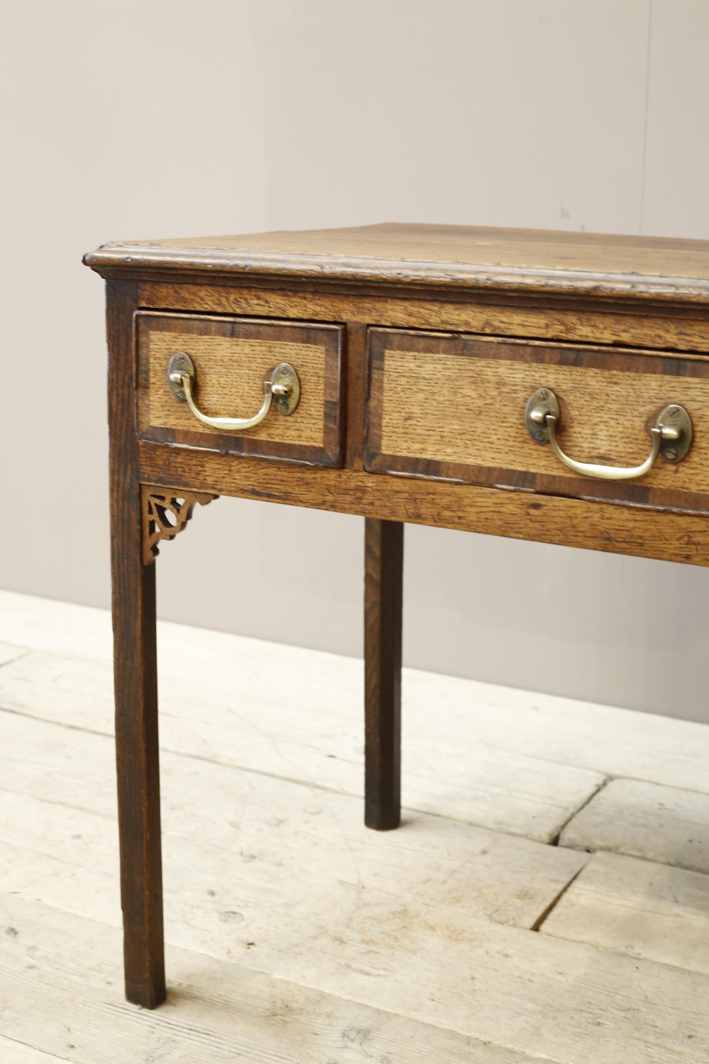 18th century Georgian oak writing table