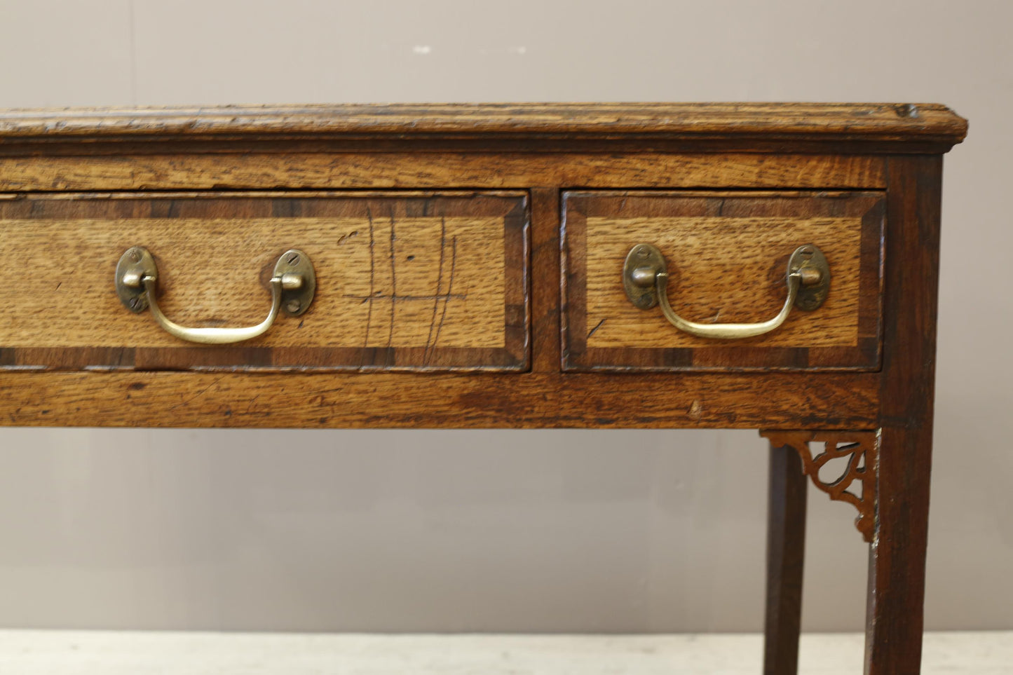 18th century Georgian oak writing table