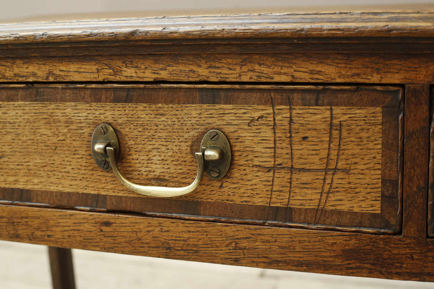 18th century Georgian oak writing table