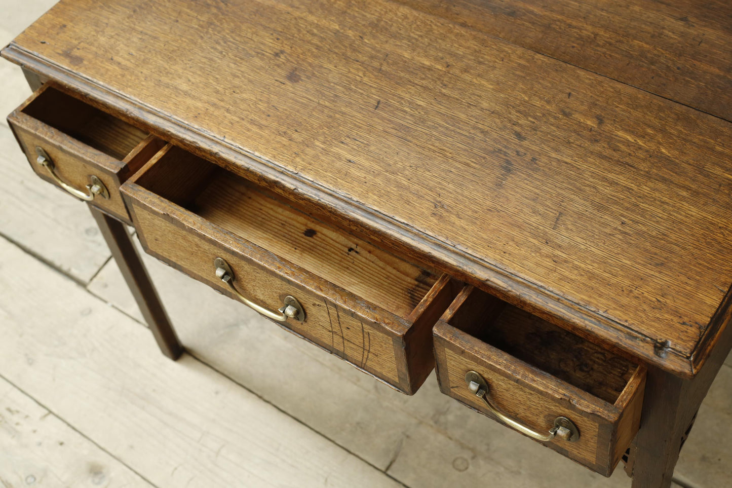 18th century Georgian oak writing table