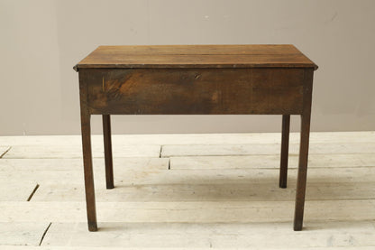 18th century Georgian oak writing table