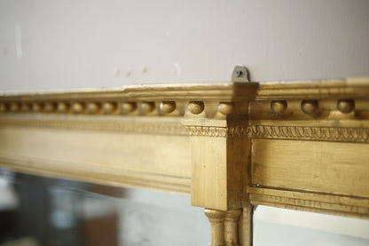 English Regency period gilt overmantel mirror