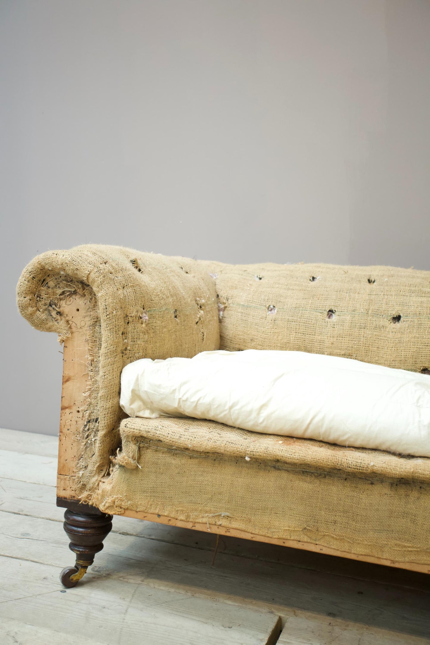 Huge proportioned Victorian chesterfield sofa