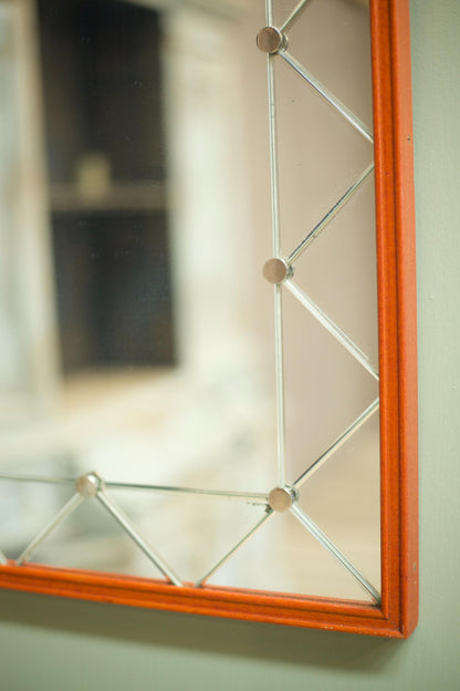 Swedish Mid century mirror by Glas & Tra