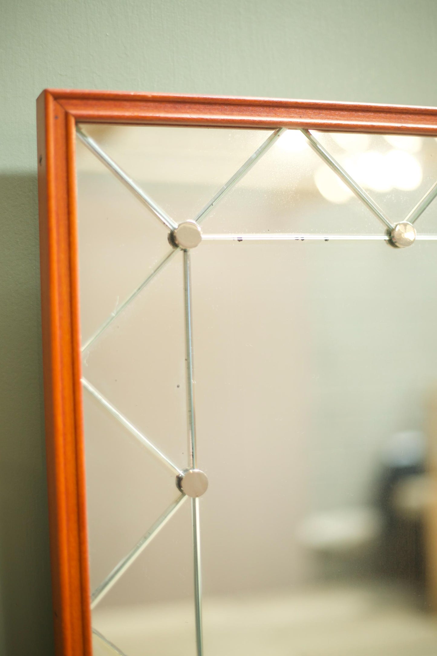 Swedish Mid century mirror by Glas & Tra