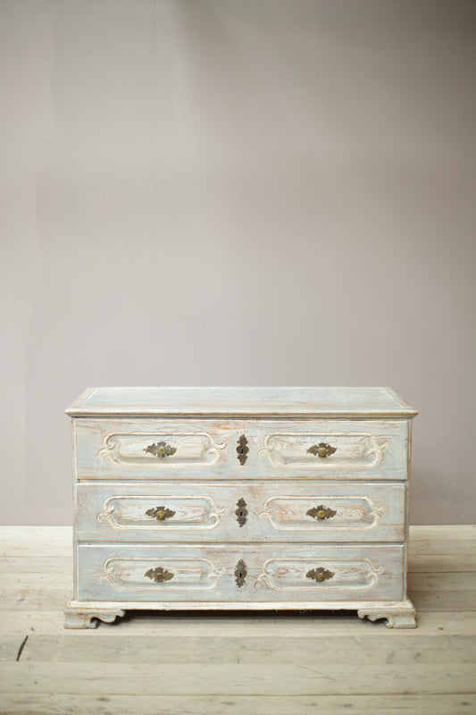 18th century Bavarian painted chest of drawers