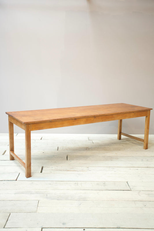 Early 20th century solid teak dining table