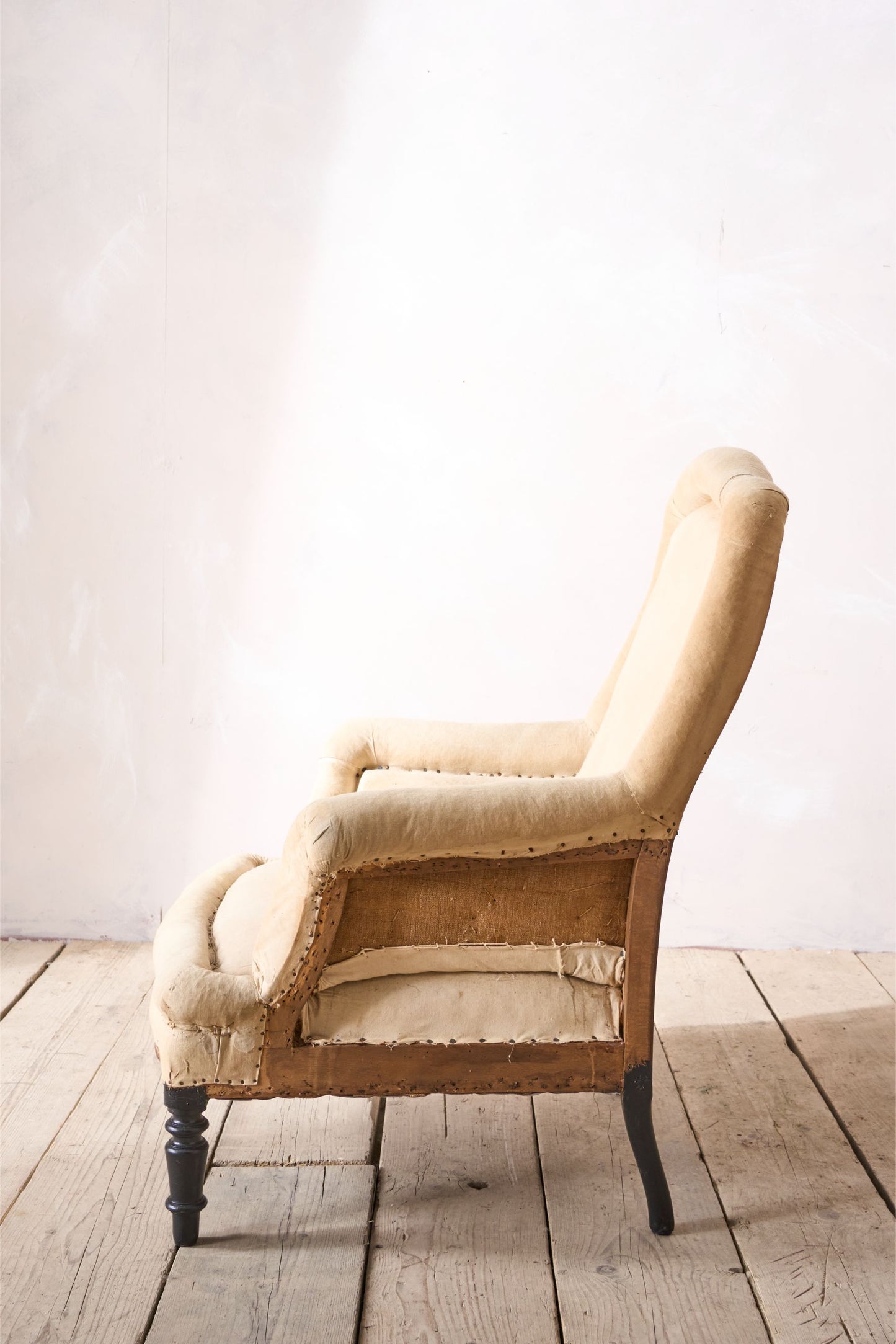 Napoleon III piecrust armchair