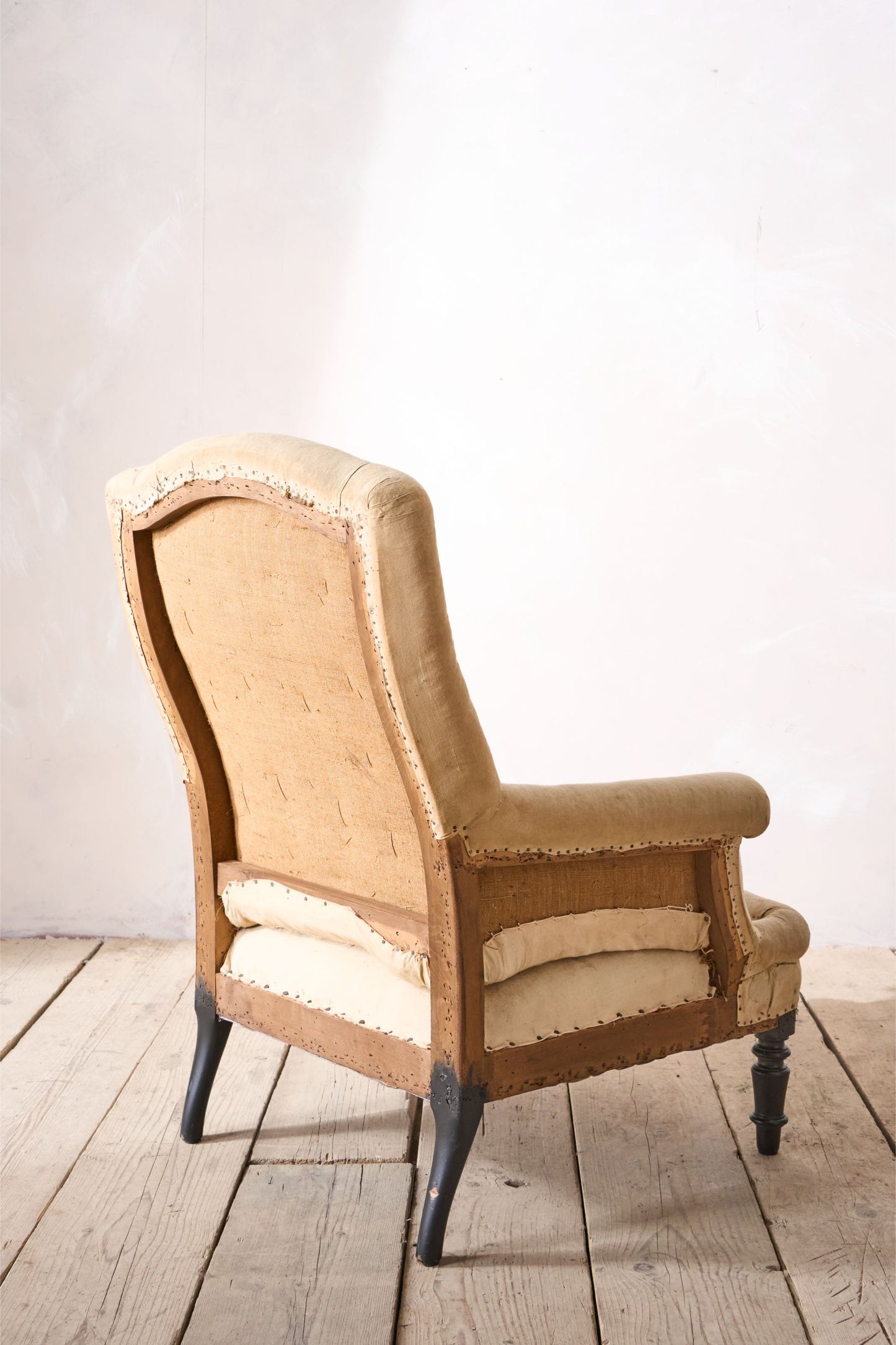 Napoleon III piecrust armchair