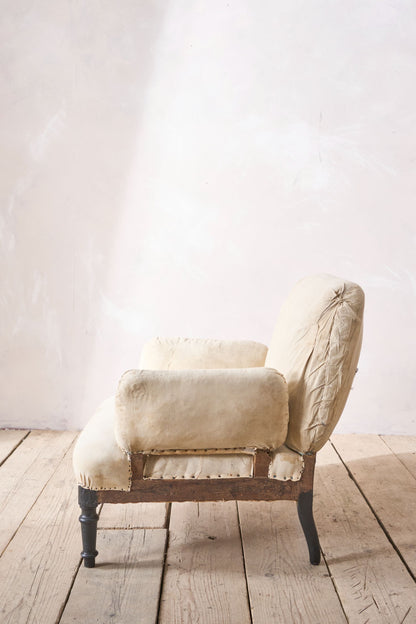 Napoleon III pillow armed armchair