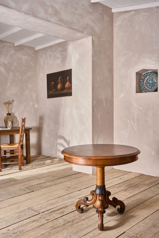 19th century Aesthetic movement rosewood and ebony lamp table