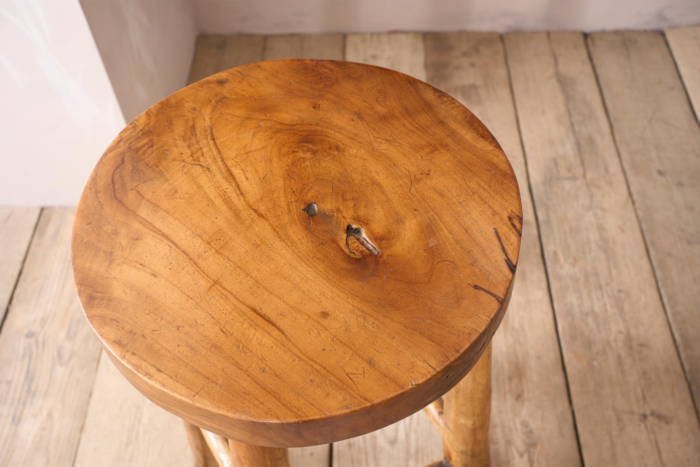 Set of 4 Cherrywood bar stools