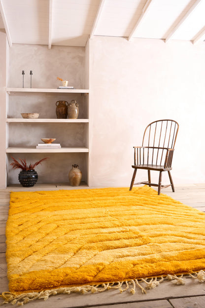 Moroccan Berber rug - Yellow #1