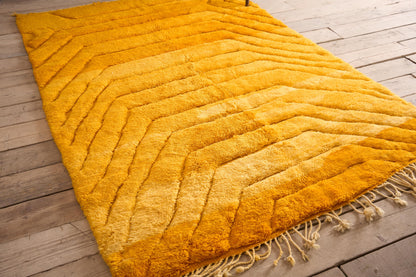 Moroccan Berber rug - Yellow #1