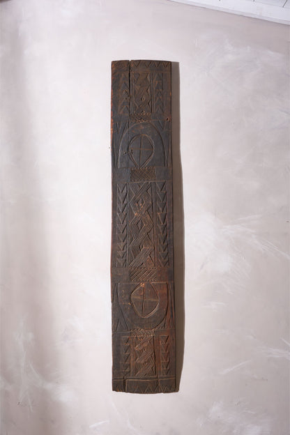 19th century Carved African panel ilekun