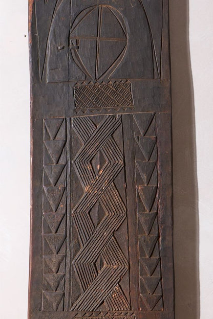 19th century Carved African panel ilekun