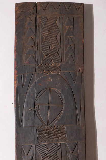 19th century Carved African panel ilekun