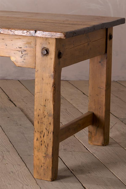 HUGE 19th century Pine and Elm dining table