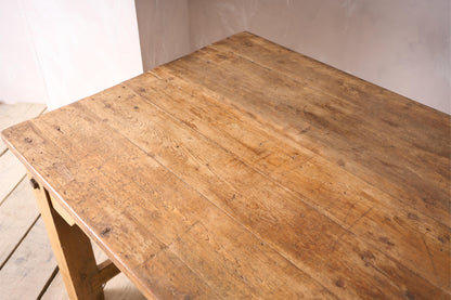 HUGE 19th century Pine and Elm dining table