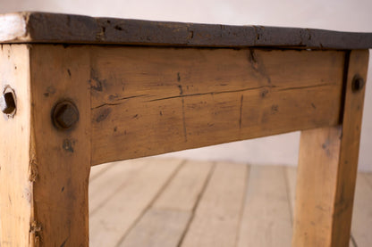 HUGE 19th century Pine and Elm dining table