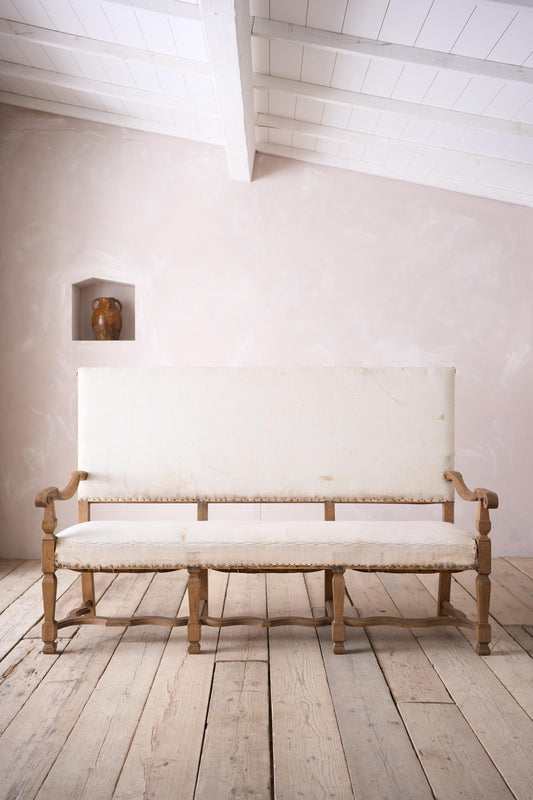 19th century French hall bench