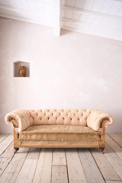 Victorian buttoned back chesterfield sofa