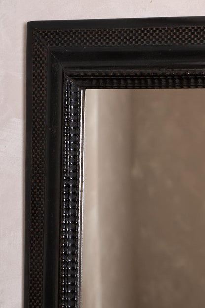 19th century Italian ebonised mirror - No4